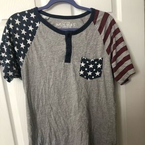 American flag tee